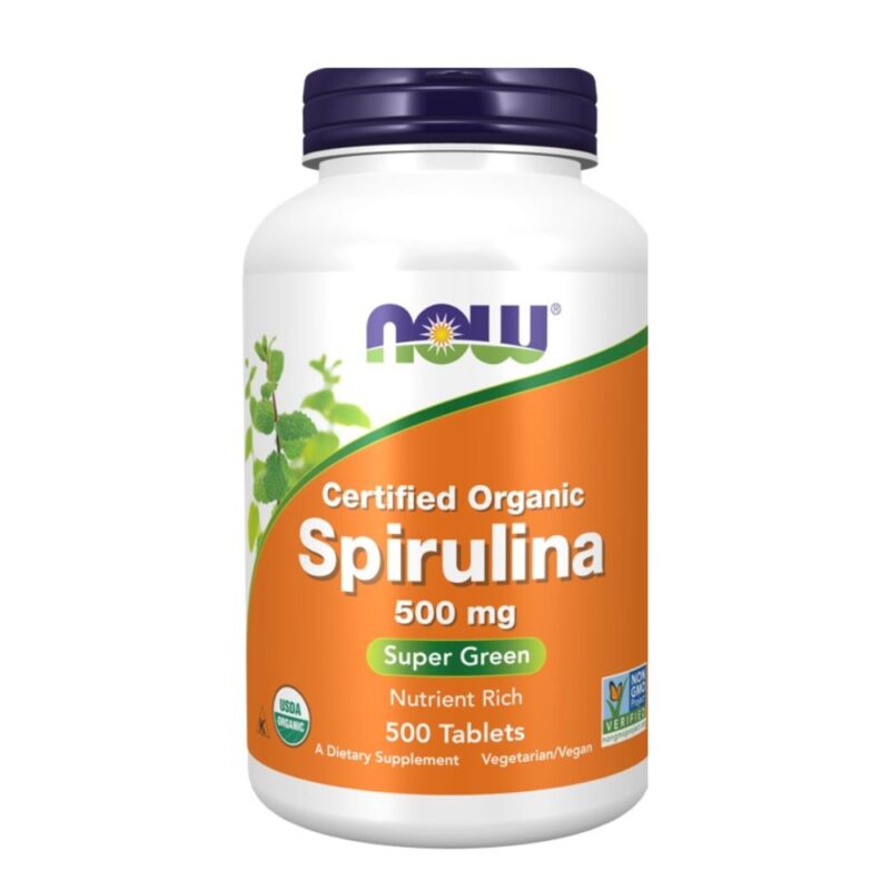 NOW Foods Spirulina, 500mg – 500 tabs