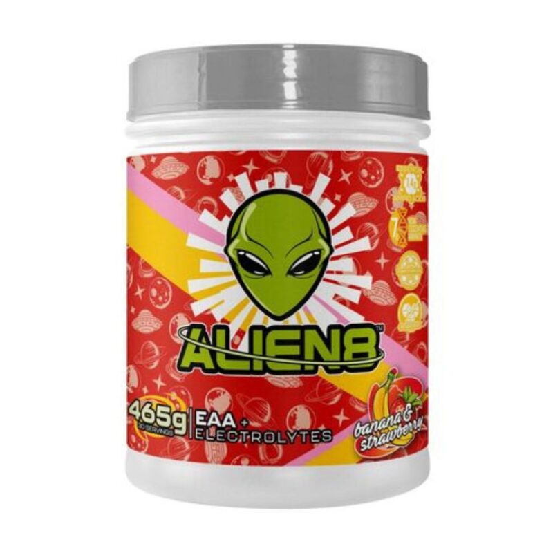 Alien8 EAA + Electrolytes, Banana & Strawberry – 465g