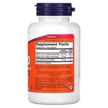 OW Foods Vitamin C-500 Calcium Ascorbate-C - 250 caps